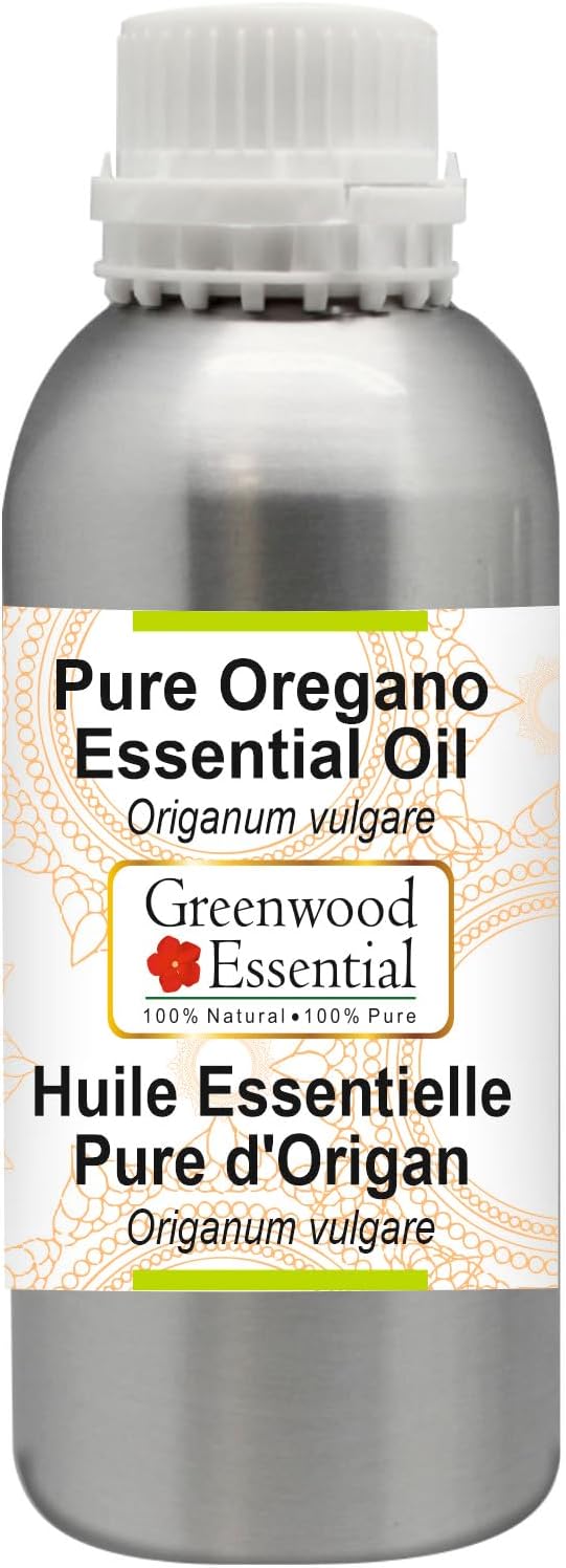 Greenwood Essential Pure Oregano Essential Oil (Origanum vulgare) Steam Distilled 1250ml (42.2 oz)