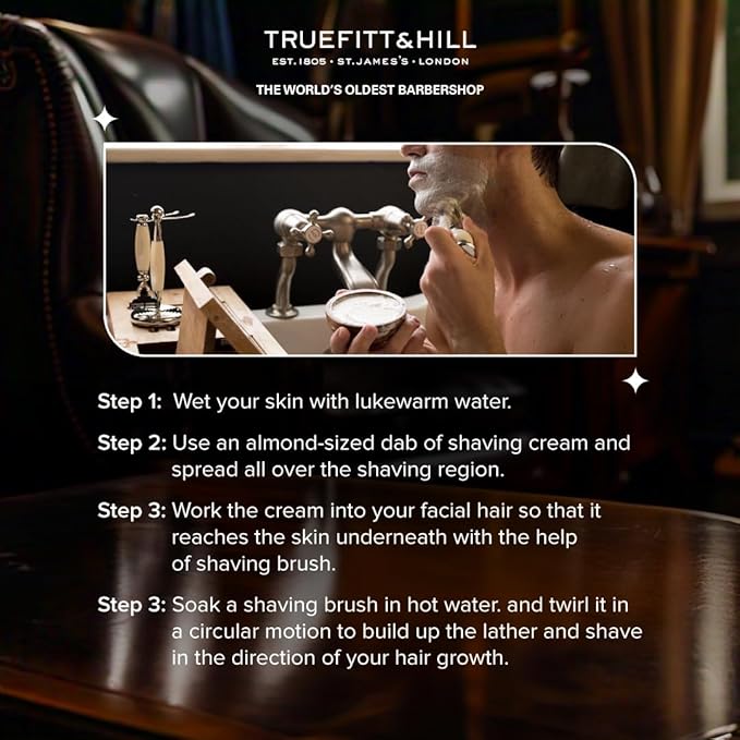 Truefitt & Hill Shaving Cream Tube - West Indian Limes - Premium Glycerin-Based Lather, Smooth Glide, and Hydration for a Luxurious Shave - 2.65 oz