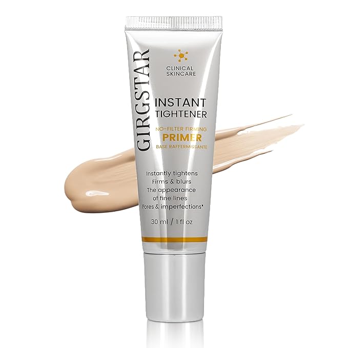 Instant Face Blurring & Firming Primer for Face Before Makeup - Perfection Tightener Visibly Smooths the Look of Fine Lines, Wrinkles & Pores - Grips Makeup for Long Wear & Shine Control