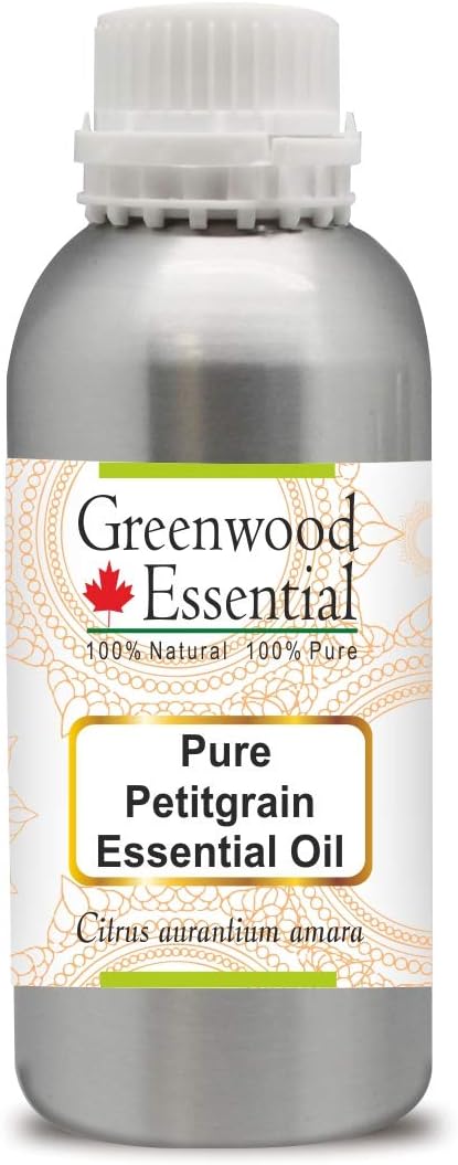 Greenwood Essential Pure Petitgrain Essential Oil (Citrus aurantium Amara) Steam Distilled 1250ml (42.2 oz)