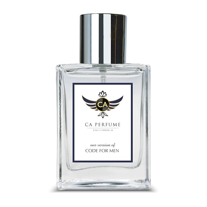 CA Perfume Impression of Code For Men for Men Woody Aromatic Fragrance Long Lasting Mens Cologne Eau De Parfum 1.7 Fl Oz 50ml