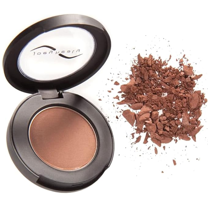 Joey Healy Luxe Brow Powder, Natural and Soft Definition Eyebrow Powder, Waterproof Brow Makeup Formula, Equestrian (Auburn)