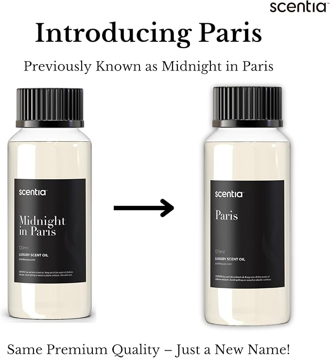 Scentia Hotel Diffuser Oil Inspired by The Hotel Costes Paris Scent - 50 mL 1.69 fl oz - Fragrance Oil Blend Rose, Clove & Sandalwood for Aromatherapy Diffuser & Humidifiers -Paris, Thanksgiving Gift