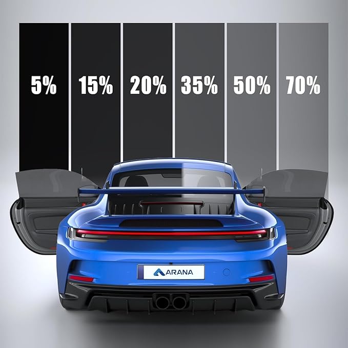ARANA Ceramic Window Tint for Cars with 35% Percent VLT Real Privacy Auto Window Tint Film 99% Heat Sun UV Blocking for Sedan SUV Anti Glare & Scratch 24" in x 15'Ft