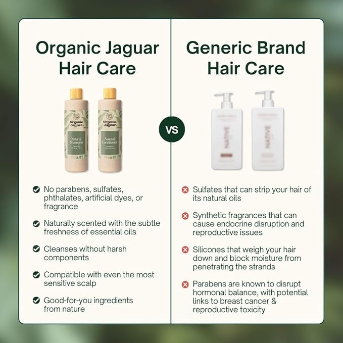 Organic Jaguar, All Natural Honeysuckle Conditioner, Sulfate Free Conditioner with Vitamin E, Castor, Argan and Almond, Honey, For Hydrating All Hair, 13.5 fl oz