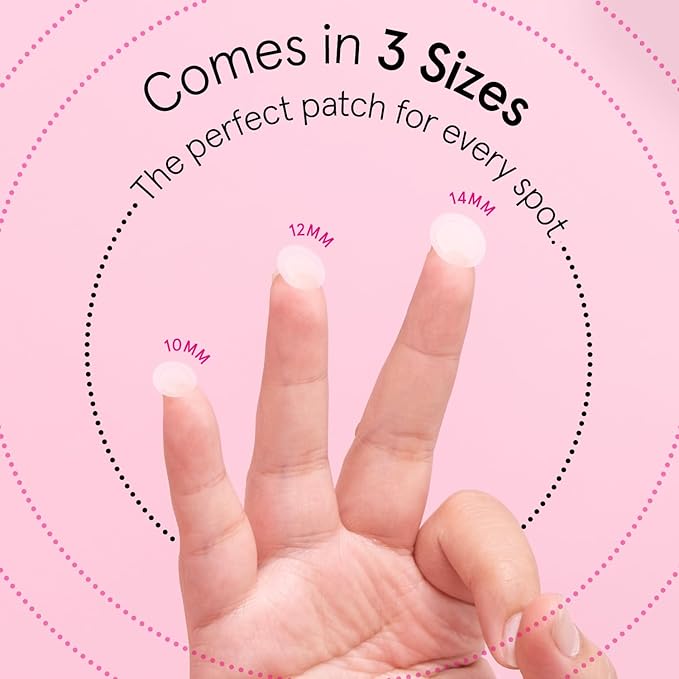 grace & stella Award Winning Multi-Size Pimple Patches for Face - Dermatologist Tested Acne Patches for Face - Hydrocolloid Patch for Breakouts, Whiteheads - Vegan Pimple Patch (Clear, 36 Pack)