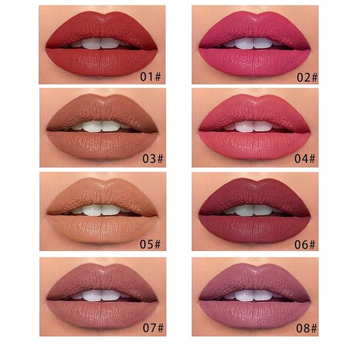 Kaely 3Pcs Mocha Nude Beige Longwear Liquid Lip Liner Waterproof, 24 Hour Long Lasting Lip Liner Stain Marker Pen, 2-in-1 Matte Semi Permanent Lipliner & Lipstick, 03+05+07