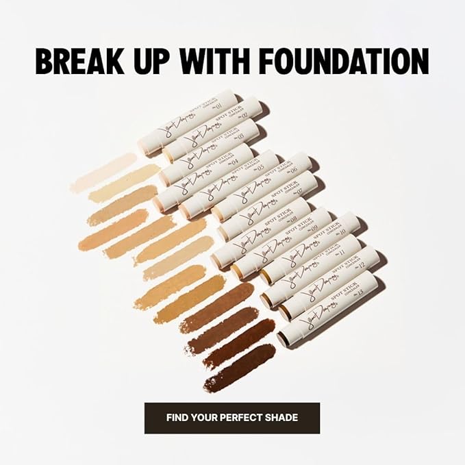 Jillian Dempsey Spot Stick Concealer | Easy Blending Matte Concealer for Blemishes & Uneven Skin Tones | Shade No. 02: Fair with Yellow Undertones