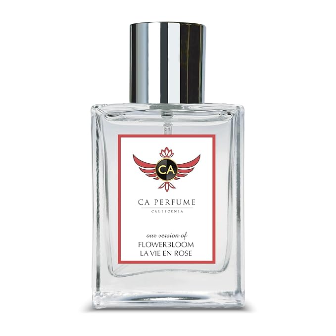 CA Perfume Impression of Flowerbloom La Vie En Rose for Women Amber Floral Fragrance Long Lasting Perfumes for Women Eau De Parfum 1.7 Fl Oz 50ml