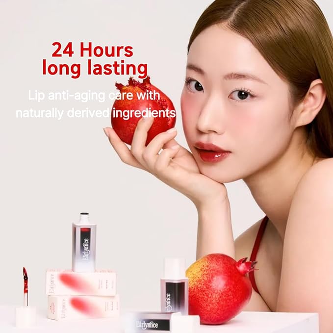 Peel Off Waterproof Lip Tattoo 6g - 24h Long Lasting Korean Lip Stain, Transfer Proof Matte Blush Red with plumping effect (Daisy Coral)