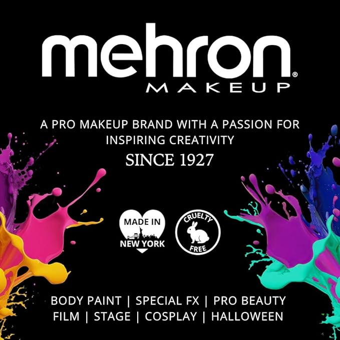 Mehron Makeup CreamBlend Stick | Face Paint, Body Paint, & Foundation Cream Makeup | Perfect for Halloween .75 oz (21 g) (Red)