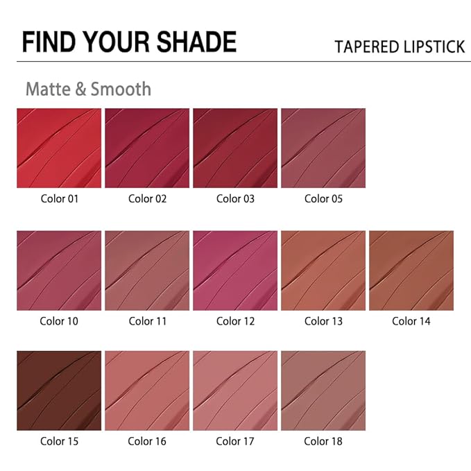 evpct Nude Pink Gradient Matte Lipstick Lip Liner Crayon Combo Pencil Set for Women Long Lasting Waterproof, Nude Matte Cream Lip Liner and Lipstick Combo Makeup, Flawless Gradual Ombre Effect