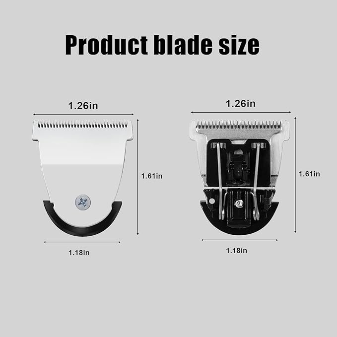 Mag Timmer Blade Replacement 2111 Blades Compatible with Wahl Sterling Mag Trimmers Blades,Fits Sterling Mag Trimmer 8841/8143 /8700/8779 and Beret 8841 Trimmer (Silver/3Pack)