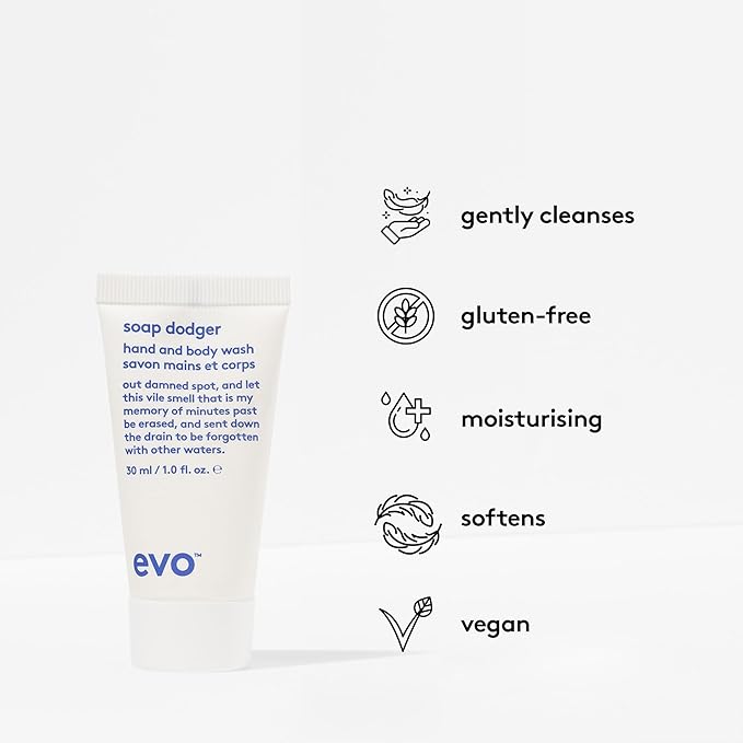 Evo - The Crusaders Haircare Gift Set - Normal Person Daily Shampoo, Box O Bollox Texture Paste, Winners Face Balm and Soap Dodger Hand & Body Wash