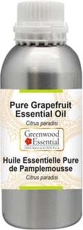 Greenwood Essential Pure Grapefruit Essential Oil (Citrus paradisi) Steam Distilled 630ml (21.3 oz)