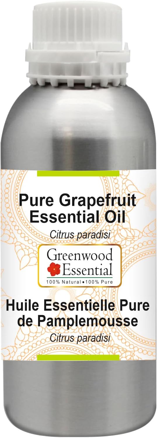 Greenwood Essential Pure Grapefruit Essential Oil (Citrus paradisi) Steam Distilled 1250ml (42.2 oz)