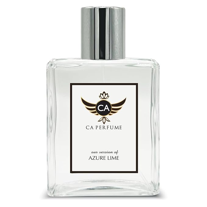 CA Perfume Impression of Azure Lime For Women & Men Fragrance Dupes Eau de Parfum Spray Bottle 3.4 Fl Oz/100ml
