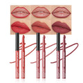 12 Colors Matte Lip Liner Pencil – Long Lasting Waterproof Lip Liner, Smudge Proof Transfer Proof Lip Pencil, High Pigment Lip Makeup for Defining & Filling Lips (A3-set:04+05+06, 3PCS)