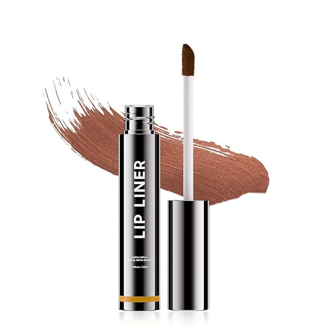 Lip Stain - Peel Off Lip Stain, Lip Liner Long-Lasting Moisturizing, Waterproof Nourishing Lip Tint with Matte Finish for Natural Lip Color for All Skin Tones (Nude)