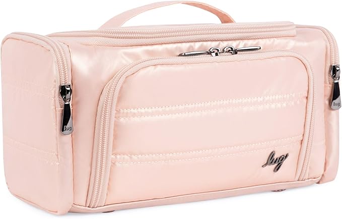 Lug Trolley Medium Cosmetic Case, RED