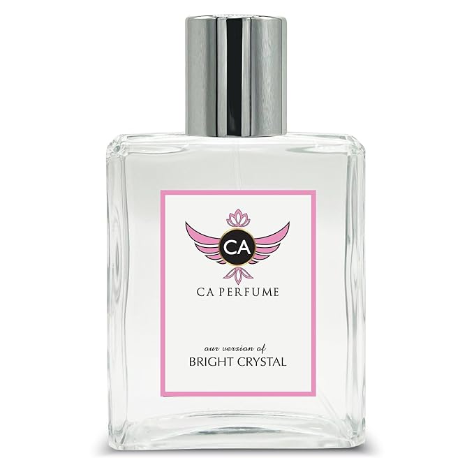 CA Perfume Impression of Bright Crystal For Women Replica Fragrance Dupes Eau de Parfum Spray Bottle 3.4 Fl Oz/100ml-X1