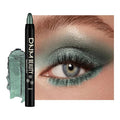 Evergreen Shimmer Cream Eye Shadow Stick Makeup for Women, Shimmer Eyeliner Pencil Eyeshadow Brightener Stick for Eyes, Waterproof Eyeshadow Applicator Blendable sombras para ojos 67#