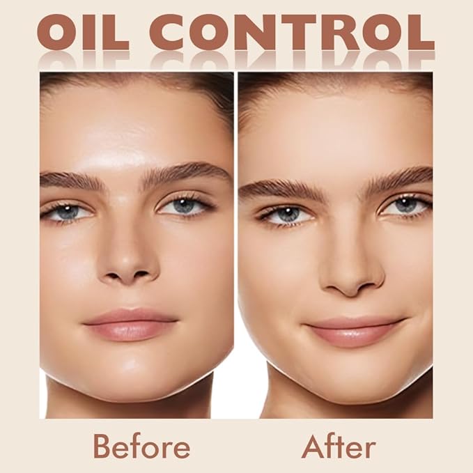 Oil Control Matte Perfection Face Powder Compact For Women, Matte Smooth Flawless Setting Powder Makeup, Polvo Compacto De Maquillaje, Waterproof Long Lasting, 0.35Oz, (140 Golden Beige, 1)