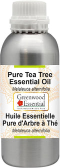 Greenwood Essential Tea Tree Essential Oil (Melaleuca alternifolia) Steam Distilled 300ml (10.1 oz)