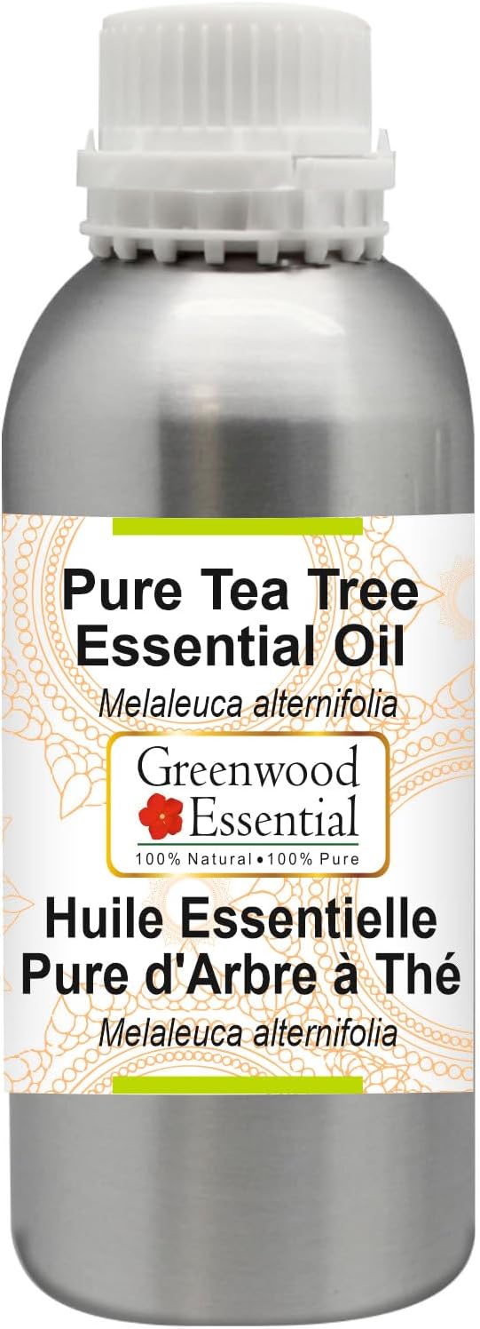 Greenwood Essential Tea Tree Essential Oil (Melaleuca alternifolia) Steam Distilled 300ml (10.1 oz)