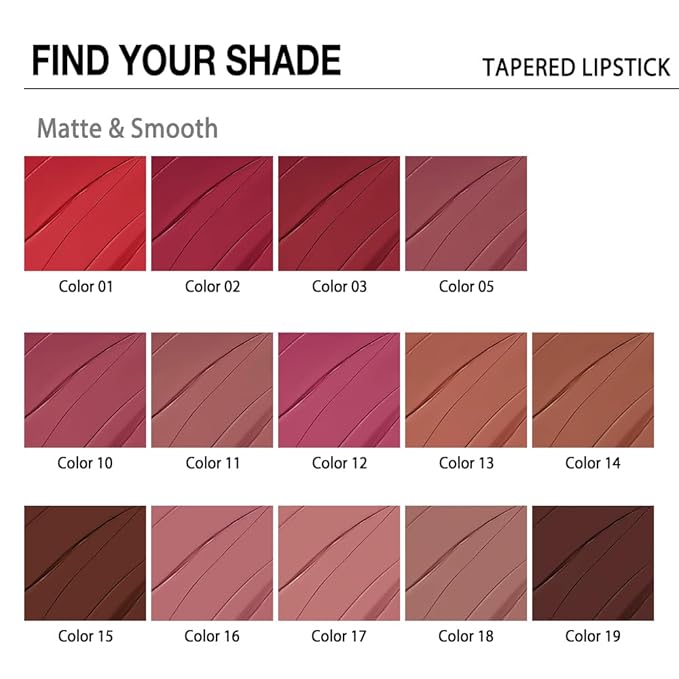Kaely Ruby Red Gradient Matte Lipstick Lip Liner Pencil for Women, 2in1 Flawless Contour Gradual Ombre Effect Lip Pencil Makeup Waterproof, labiales mate 24 horas originales, 01