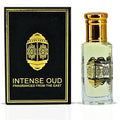 INTENSE OUD Woody Vanilla Long Lasting Arabian Perfume Oils for Women 12ML (0.40 OZ) Concentrated Perfume Oil with Sweet Vanilla, Soft Sandalwood & Rich Oud – Fragrance Oil in Black Gift Box