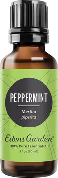 Edens Garden Peppermint Essential Oil- 100% Pure Premium Grade, Undiluted, Natural, Therapeutic, Aromatherapy, The Best for Diffuser, Candle, Laundry, Hair 30 ml (1 fl oz)
