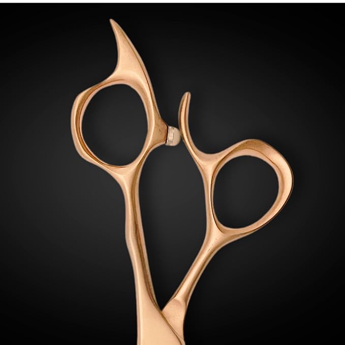 Saki Shears Gold Hair Cutting Shears Professional - 6 Inch Hairdresser Gold Scissors - Japanese Steel VG10 - Hair Salon Scissors
