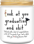 Graduation Gifts, 2025 Funny Graduation Gifts for Her Him, Best Grad High School Congratulations College Masters PhD Degree Nurse - Lavender Scented Candles