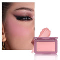 Pale Mauve Matte for Face Cheeks Blush,Natural Cream Blushes Makeup Palette, Light Monochrome Blush Creamy Powder Palette Makeup for Older Women, Blushes Eyeshadow Foundation for Every Day 06