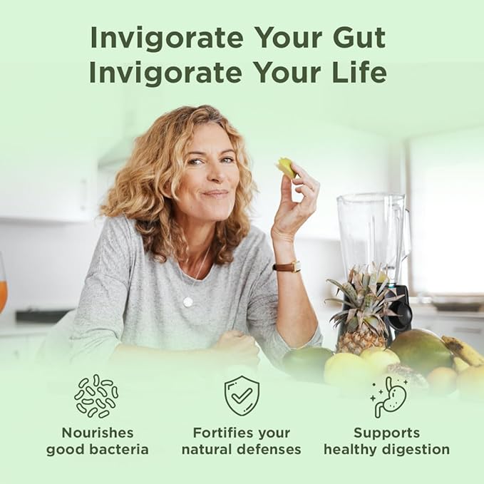 BB Company Previtalize | Prebiotics for Women, Prebiotic Fiber for Gut Health, Digestive Health | Food for Good Probiotics | Complement to Probiotics & Provitalize | Packaging Vary | 60 Ct