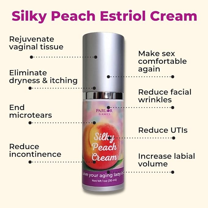 Happy Hormone Bundle: Silky Peach Estriol Cream, Vibrant Third Progesterone Cream & ReBounce DHEA Cream for Complete Menopause Relief