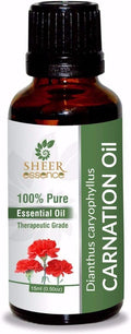 Carnation Oil -(Dianthus Caryophyllus)- Essential Oil 100% Pure Natural Undiluted Uncut Therapeutic Grade Oil 1.69 Fl.OZ