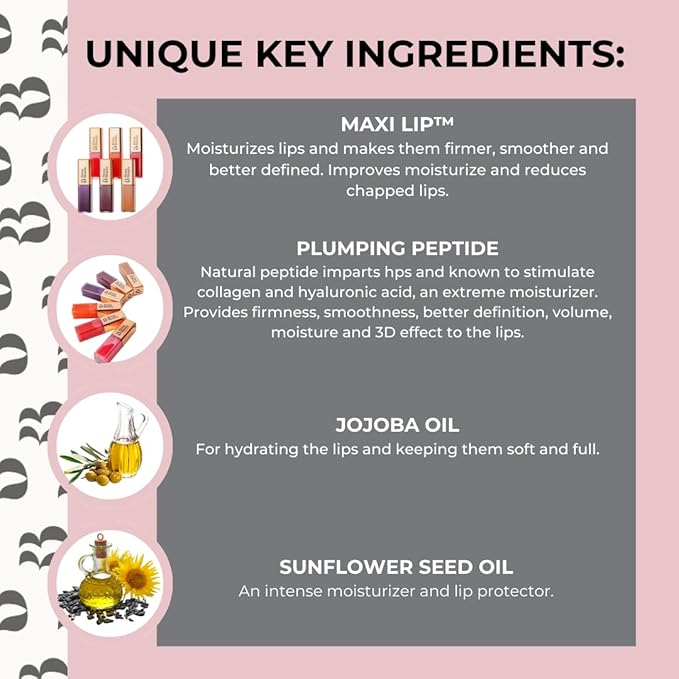 Rinna Beauty Larger Than Life Lip Plumping Oil - Filthy Rich - Moisturizes & Hydrates Lips - Natural Plumping Over Time - Vegan, Cruelty-Free, & Paraben-Free 0.3 Fl Oz