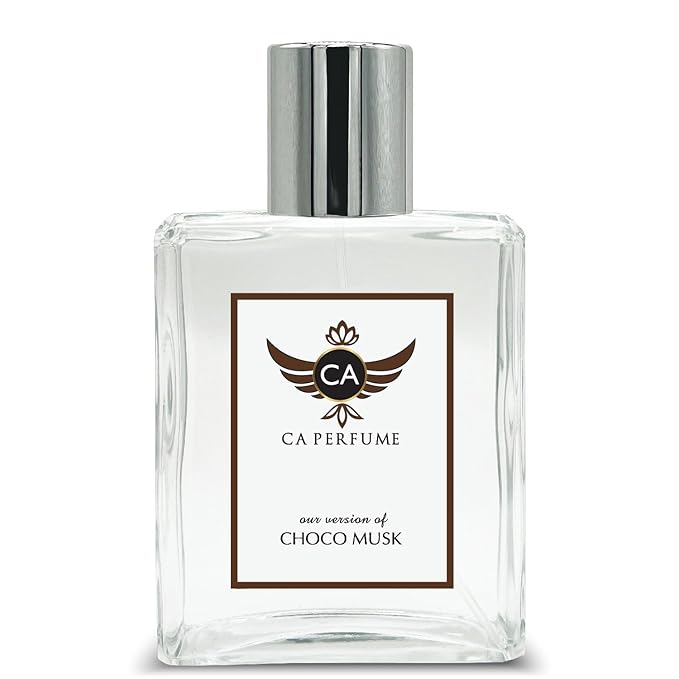 CA Perfume Impression of Chocolate Musk for Women and Men Eau De Parfum Amber Vanilla Scent Long Lasting Unisex Fragrance Signature Scent for Day and Night Wear 3.4 Fl Oz 100ml