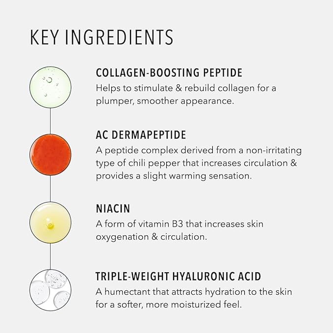 HydroPeptide Perfecting Gloss, Lip Plumping Gloss & Hydrating Treatment, Volumizing Collagen-Boosting Enhancer with Hyaluronic Acid & Peptides, Santorini Red, 0.13 Ounce