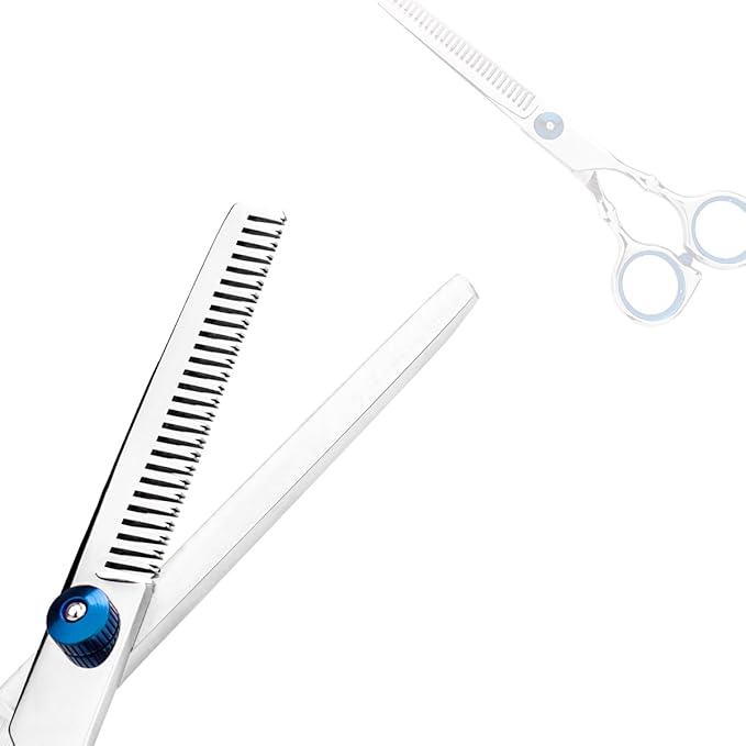 Professional Home Hair Cutting Kit Home Haircutting Scissors Barber Salon Home Thinning Shears Kit with Comb and Case for Men Women
