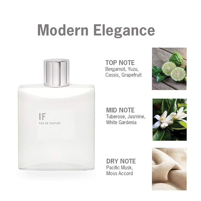 APOTHIA - IF Eau de Parfum | IF Perfume Modern White Floral & Citrus | Award Winning Fragrance | Premium Ingredients I Long Lasting Scent| 1.7 oz | 50 ml | Luxury Quality