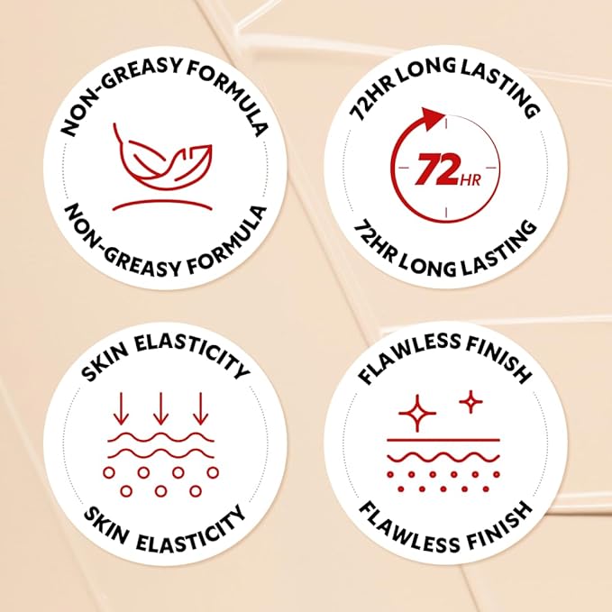 [*Mini Size*] TIRTIR Mask Fit Red Cushion Foundation | Full coverage, Weightless, Skin fit, Satin Glow Finish, Korean Makeup BB Foundation, beauty, Tattoo cover up, Buildable (#28N Oat / 0.15 Fl Oz)
