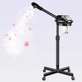 Facial Steamer, Poressional Facial Steamer on Wheels with Timer Function, Ozone Face Steamer for Spa, Salon and at Home Use