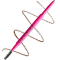 Brow Pencil - Fine Tip, Smooth & Creamy, Long Wearing, Water Resistant - Buildable Looks From Natural to Bold Eyebrows - Vegan & Cruelty Free Women's Beauty, Eyebrow Filler Makeup (Brown)