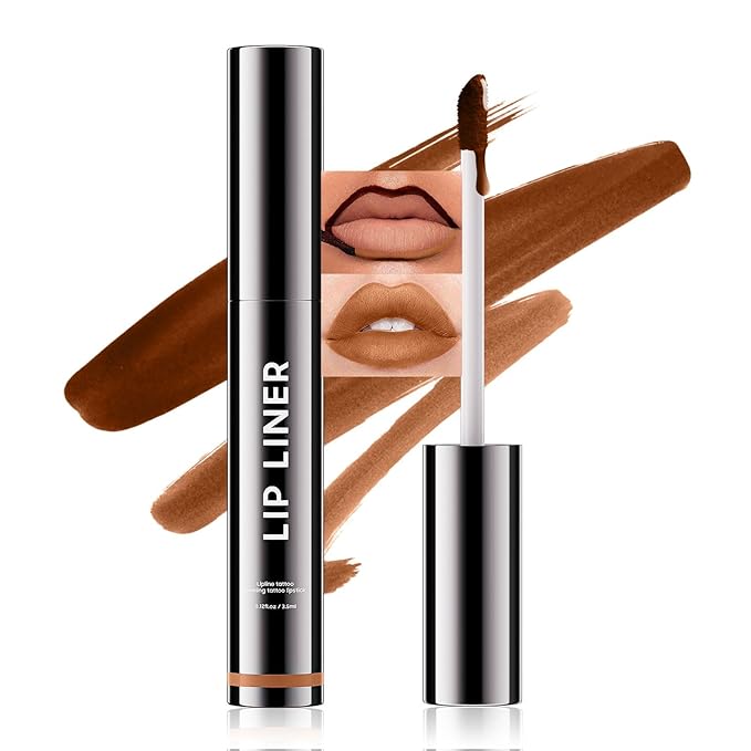 Lip Stain, Lip Gloss Transfer-Resistant Waterproof Smudge-Proof Moisturizing, Lip Tint for Women Gift All-Day Color Hold (Cocoa)