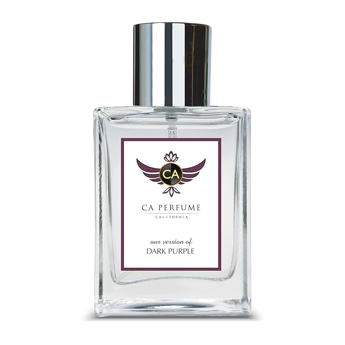 CA Perfume Impression of Dark Purple for Women Amber Floral Fragrance Long Lasting Perfumes for Women Eau De Parfum 1.7 Fl Oz 50ml