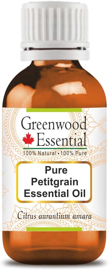Greenwood Essential Pure Petitgrain Essential Oil (Citrus aurantium Amara) Steam Distilled 50ml (1.69 oz)