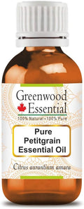 Greenwood Essential Pure Petitgrain Essential Oil (Citrus aurantium Amara) Steam Distilled 5ml (0.16 oz)